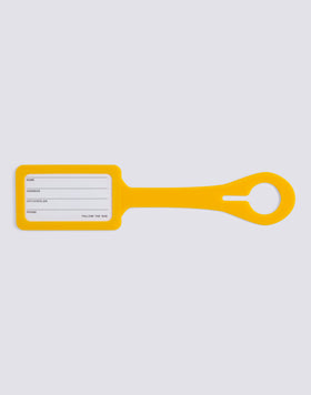 TAG PER BAGAGLIO CON LOGO INCISO
