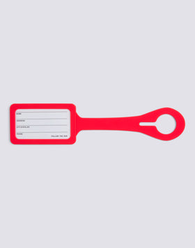 TAG PER BAGAGLIO CON LOGO INCISO