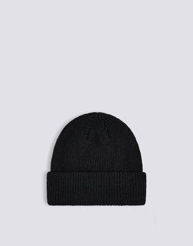 RIB KNITTED BEANIE