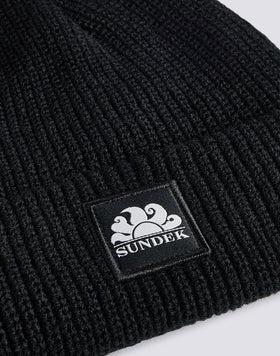 RIB KNITTED BEANIE