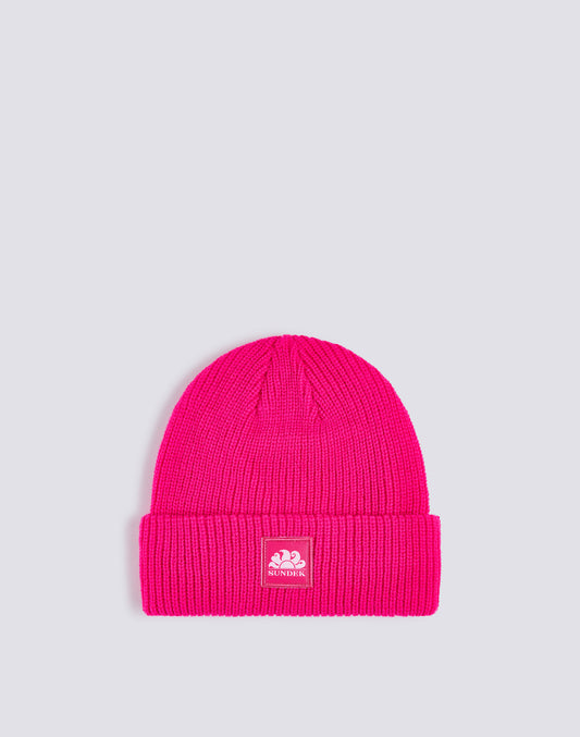 RIB KNITTED BEANIE