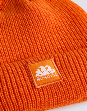 RIB KNITTED BEANIE