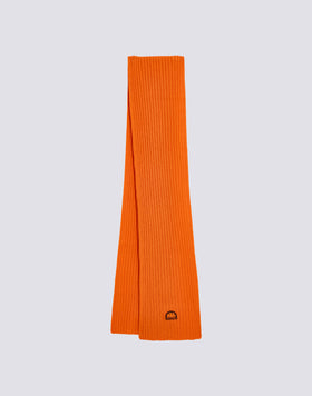 STRIPED RIBBED SCARF