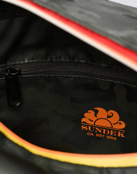 CAMOU BACKPACK WITH ADJUSTABLE SHOULDER STRAP