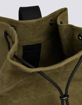COTTON SHOULDER BAG WITH CONTRASTING COLOURS