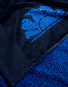 ICON - SERVIETTE DE PLAGE JACQUARD AVEC LOGO ICONIQUE