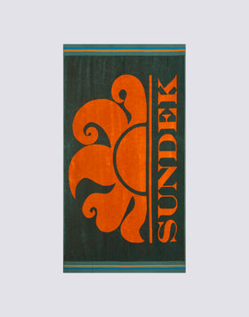 NEW CLASSIC - JACQUARD BEACH TOWEL WITH LOGO
