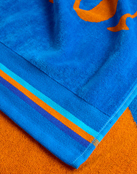 NEW CLASSIC - TOALLA DE PLAYA JACQUARD CON LOGOTIPO