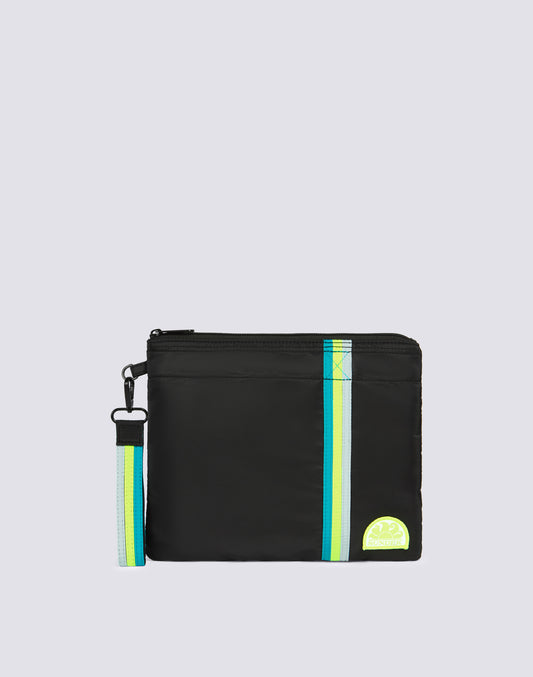 LUDWIG - BOLSO DE MANO CON DETALLES ARCOIRIS