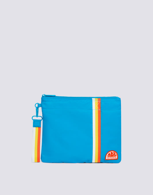 LUDWIG - BOLSO DE MANO CON DETALLES ARCOIRIS