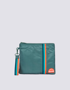 LUDWIG - BOLSO DE MANO CON DETALLES ARCOIRIS
