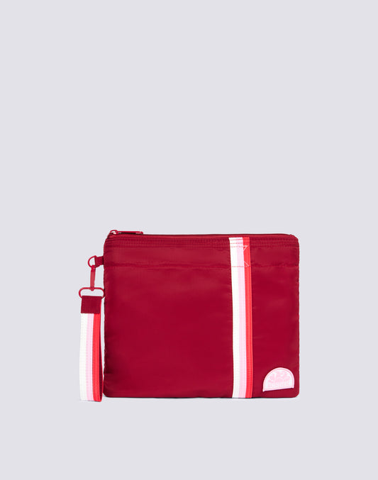 LUDWIG - BOLSO DE MANO CON DETALLES ARCOIRIS