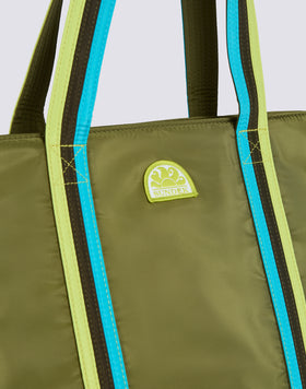 BON - BEACH BAG WITH RAINBOW DETAILS