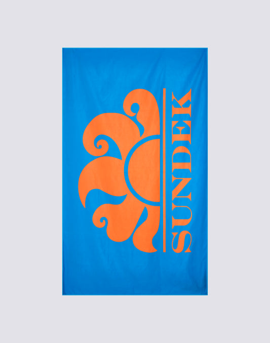 TOALLA DE PLAYA DE MICROFIBRA CON LOGOTIPO