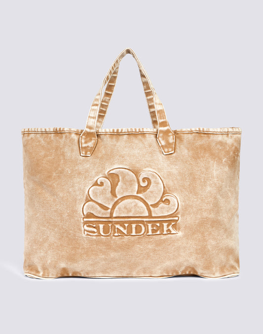 ROGERS - GARMENT DYED BIG BEACH BAG