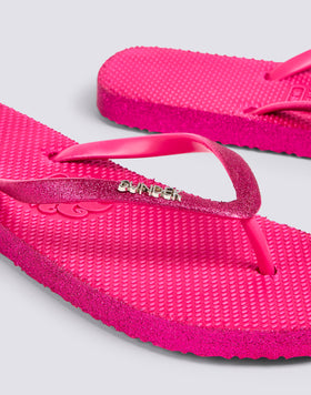 TONGS EN CAOUTCHOUC À PAILLETTES