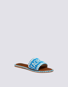 ZAPATILLA BANDEAU CON CUENTAS TAORMINA