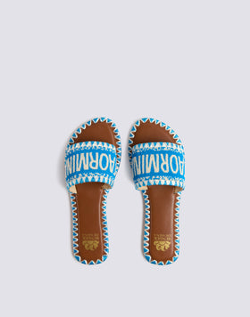 ZAPATILLA BANDEAU CON CUENTAS TAORMINA
