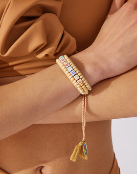 BRACELET WITH FORTE DEI MARMI BEADS