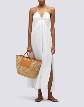 FRAN - LARGE TOTE BAG WITH CONTRAST DETAILS