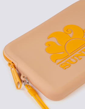 MINI POCHETTE IN GOMMA CON LOGO