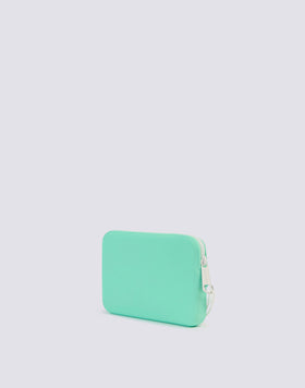 MINI RUBBER CLUTCH BAG WITH LOGO