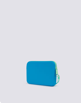 MINI RUBBER CLUTCH BAG WITH LOGO