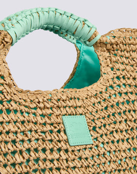 MAXI BAG IN WOVEN PAPER STRAW