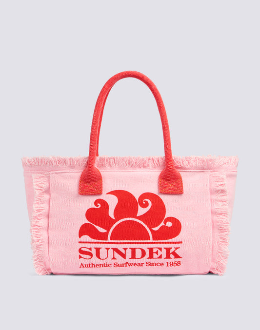 TOTE BAG REGULAR CON EFFETTO STONE WASHED