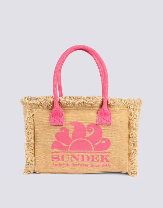 STONE-WASHED TOTE BAG