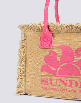 STONE-WASHED TOTE BAG