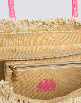 STONE-WASHED TOTE BAG