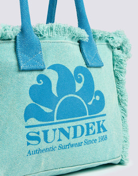 SAC TOTE AVEC EFFET STONE WASHED