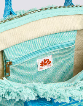 SAC TOTE AVEC EFFET STONE WASHED