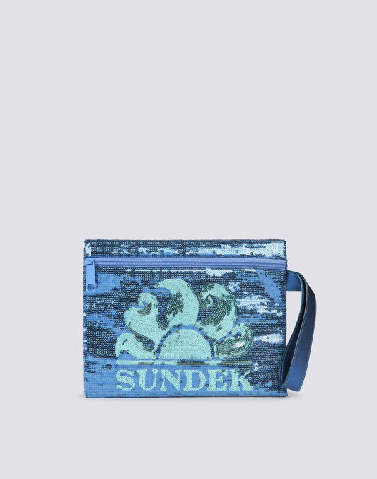 CHER - SEQUINED CLUTCH BAG