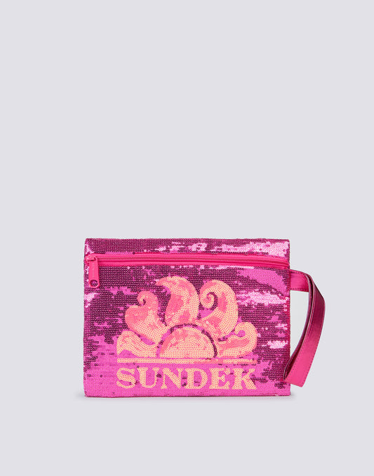 CHER - SEQUINED CLUTCH BAG