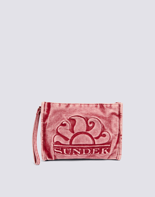 POCHETTE IN COTONE CANVAS TINTO CAPO