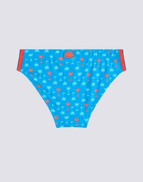 DIWALTER MINI SWIM BRIEFS WITH PALMAS PRINT