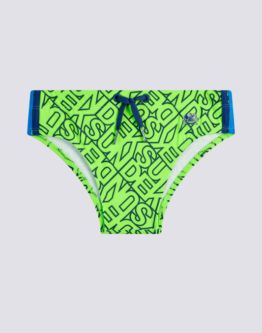 MINI DIWALTER BEACH BRIEFS WITH MYSTERE PRINT