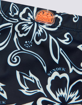 SLIP DE BAIN MINI DIWALTER IMPRIMÉ HIBISCUS