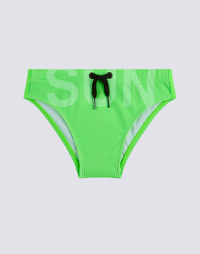 SLIP DE BAIN BICOLORE POUR ENFANT