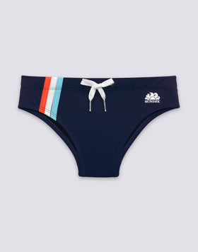 SLIP DE BAIN POUR ENFANT TRICOLORE