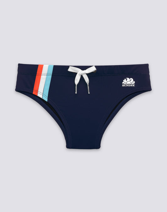 SLIP DE BAIN POUR ENFANT TRICOLORE