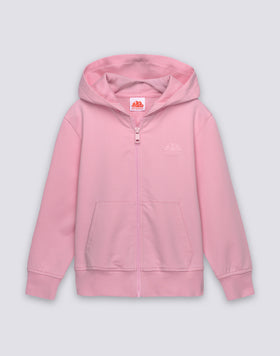 SUDADERA DE NIÑO CON CREMALLERA COMPLETA Y CAPUCHA