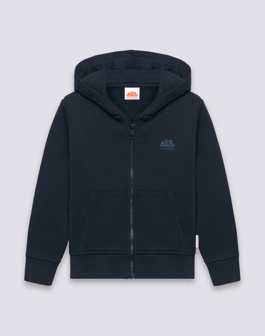 SWEAT ENFANT À CAPUCHE ZIPPÉ