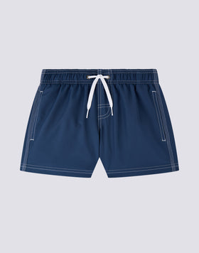 MAILLOT DE BAIN ENFANT COURT À TAILLE ÉLASTIQUE REPREVE®