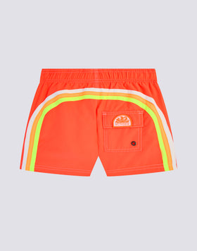 MAILLOT DE BAIN ENFANT COURT À TAILLE ÉLASTIQUE REPREVE®