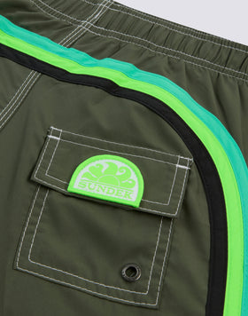 MAILLOT DE BAIN COURT TAILLE ÉLASTIQUE REPREVE®