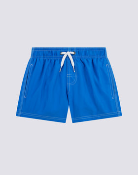 REPREVE® ELASTICATED WAIST SHORT SWIMSHORTS