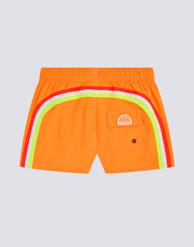 MAILLOT DE BAIN ENFANT COURT À TAILLE ÉLASTIQUE REPREVE®